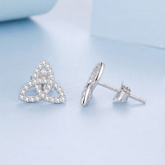 Celtic Knot Stud Earrings