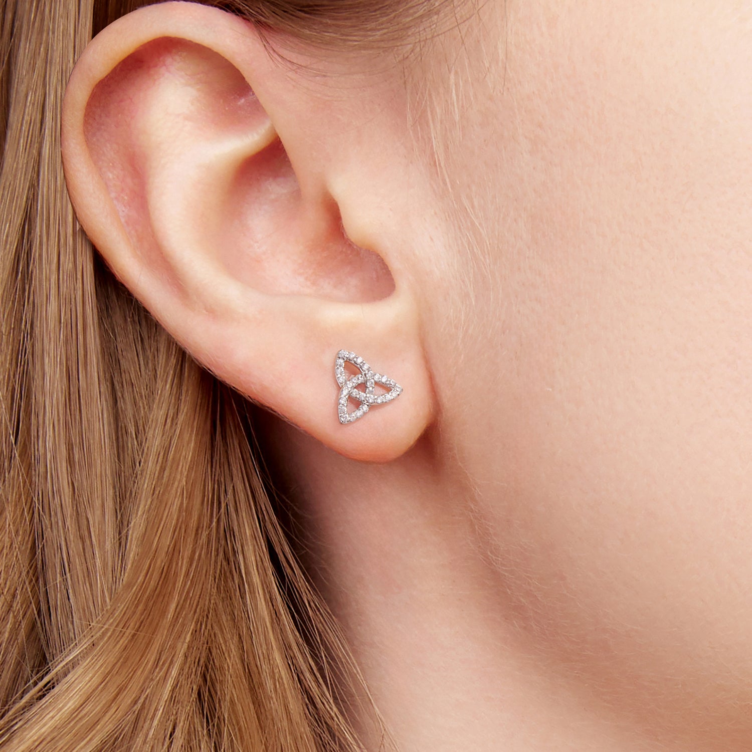 Celtic Knot Stud Earrings