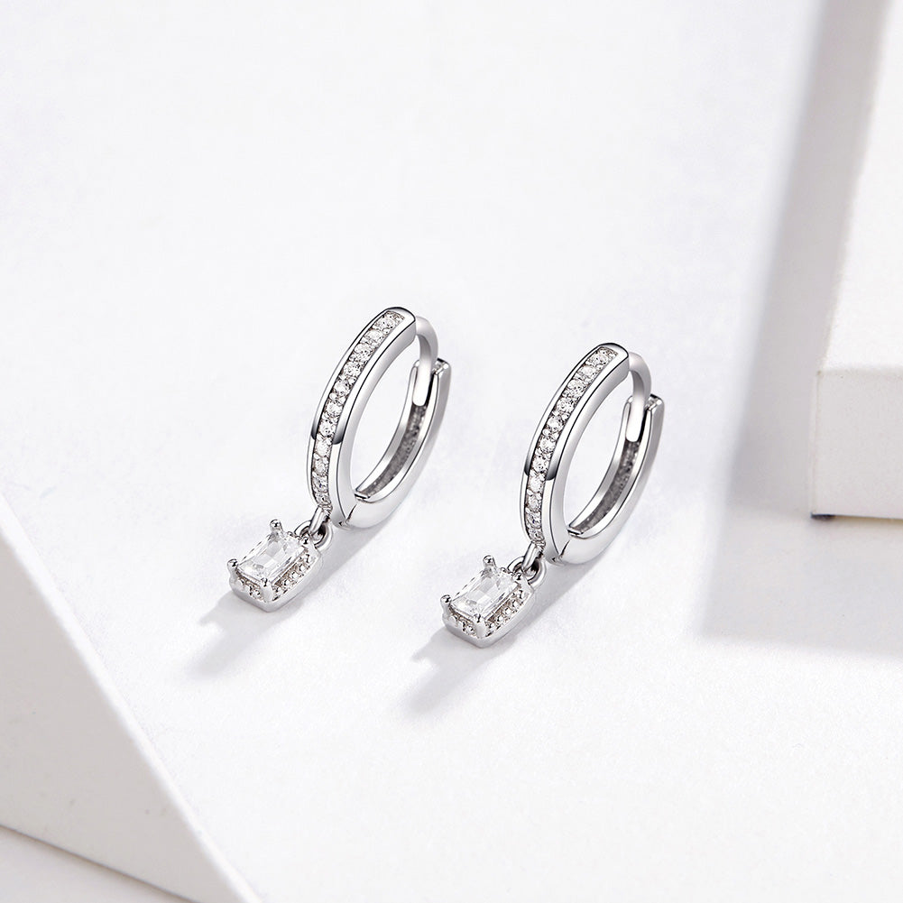 CZ Drop Earrings