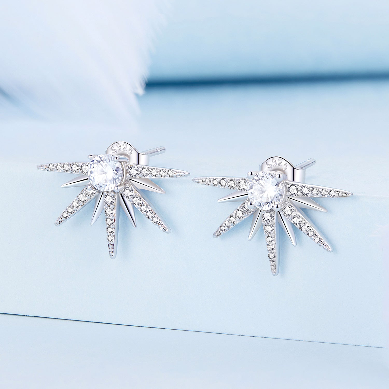 Glam Starburst Stud Earrings