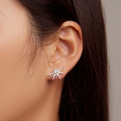 Glam Starburst Stud Earrings