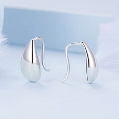 Silver Tear Drop Earrings