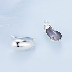 Silver Tear Drop Earrings