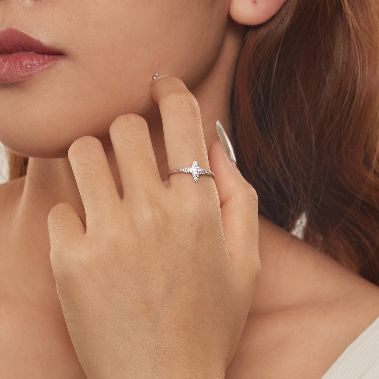 CZ Star Ring