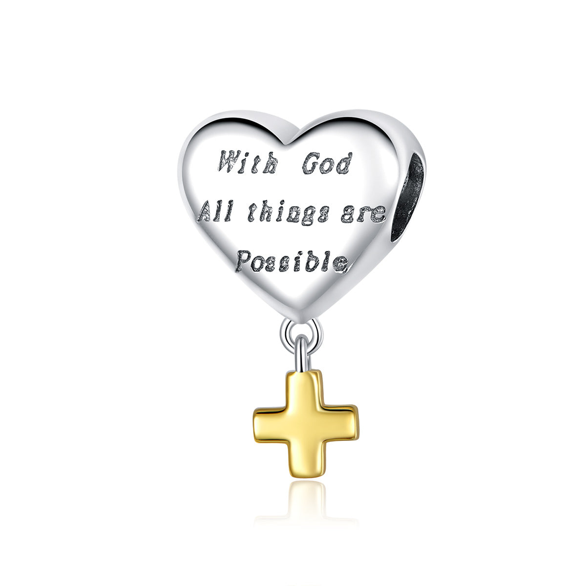 With God All Things Are Possible Charm