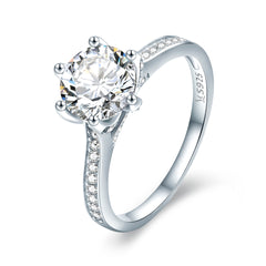 Round Cut CZ Ring