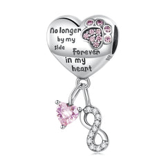 Forever in my heart paw print charm NZ | Lullaboo