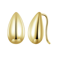 Gold Tear Drop Earrings