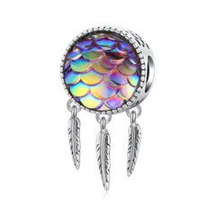 Iridescent dreamcatcher pandora charm