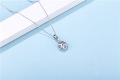 Flower Moissanite Pendant Necklace