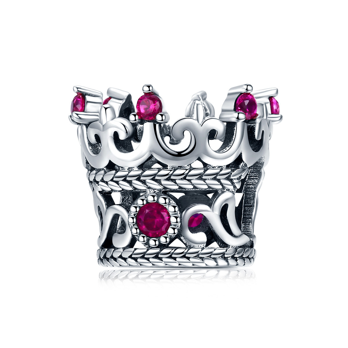 Pink Crown Pandora Charm NZ