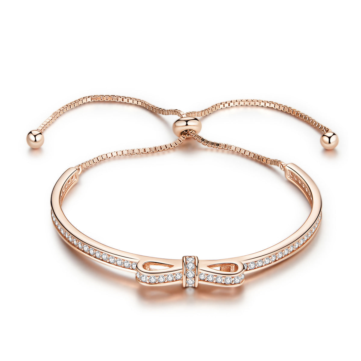 Rose Gold Bow Bracelet