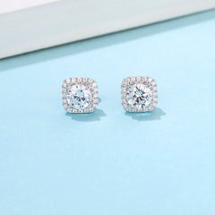 Diamond Moissanite Stud Earrings