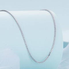 Simple Silver Chain Necklace