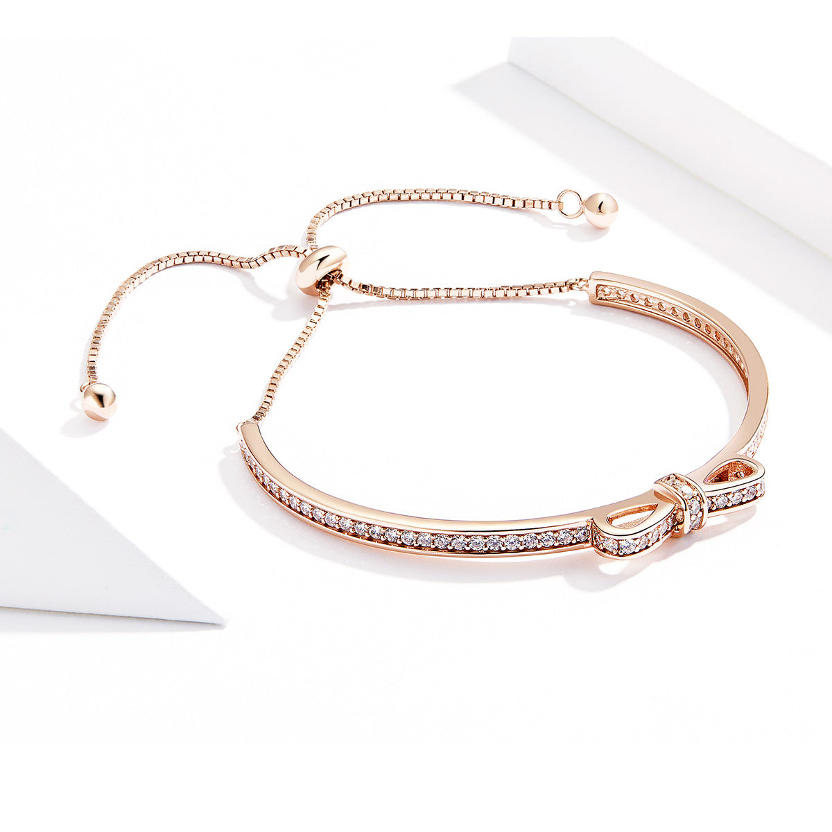 Rose Gold Bow Bracelet