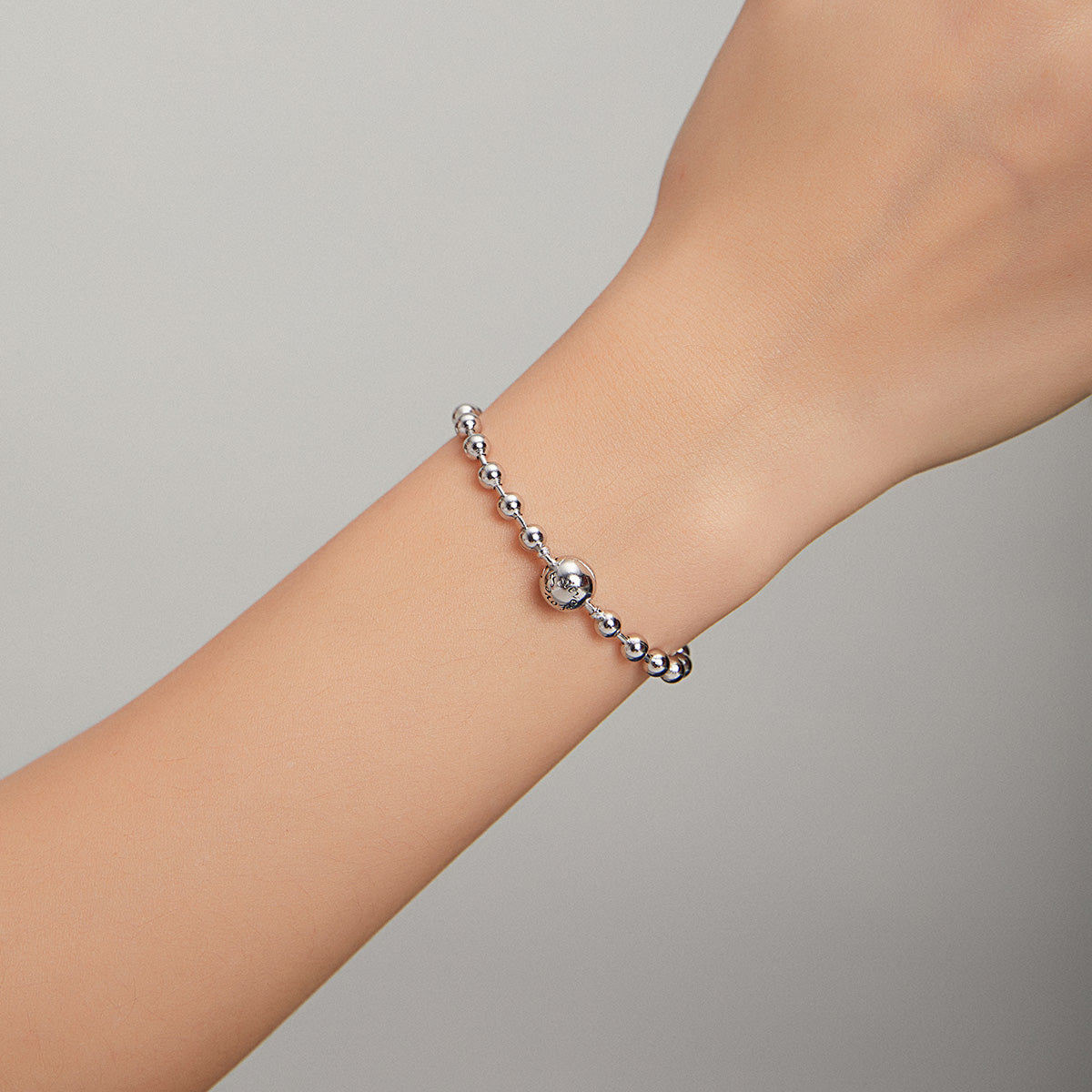 Silver Ball Bracelet