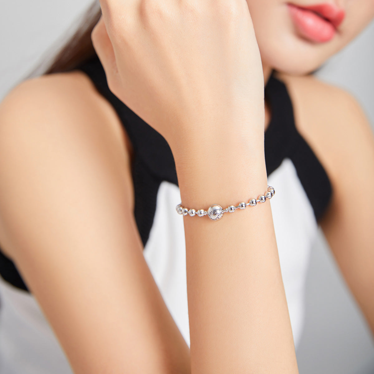 Silver Ball Bracelet