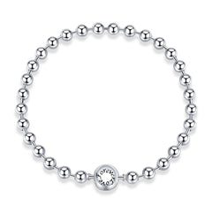 Silver Ball Bracelet