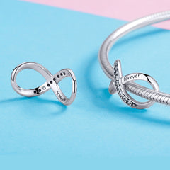 Infinity Family Silver Charm