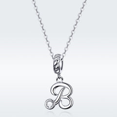 Letter B Pendant Charm - Lullaboo