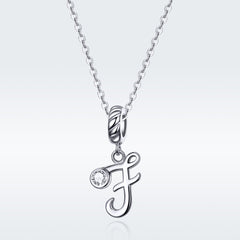 Letter F Pendant Charm - Lullaboo