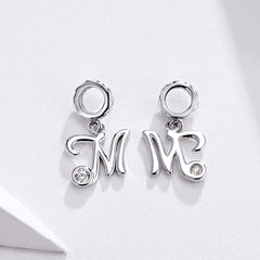 Letter M Pendant Charm - Lullaboo