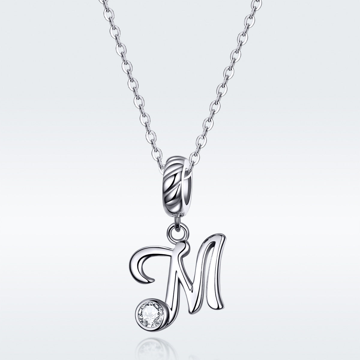 Letter M Pendant Charm - Lullaboo