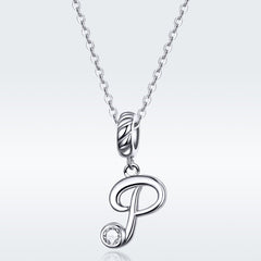 Letter P Pendant Charm - Lullaboo