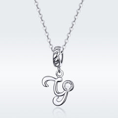 Letter Y Pendant Charm - Lullaboo