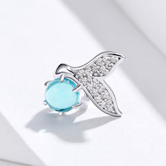 Mermaid Tail CZ Charm