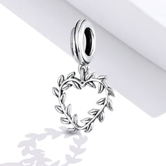 Vine Heart Dangle Charm