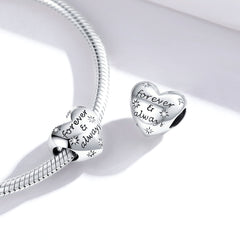 Forever & Always Heart Charm