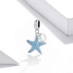 Blue Starfish Charm