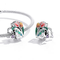 Birds & Flowers Charm