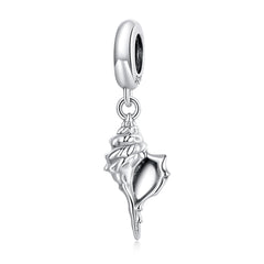 Silver Shell Dangle Charm