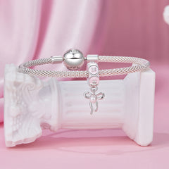 Pink Bow Clip Charm