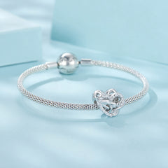 Forever Connected Heart Charm