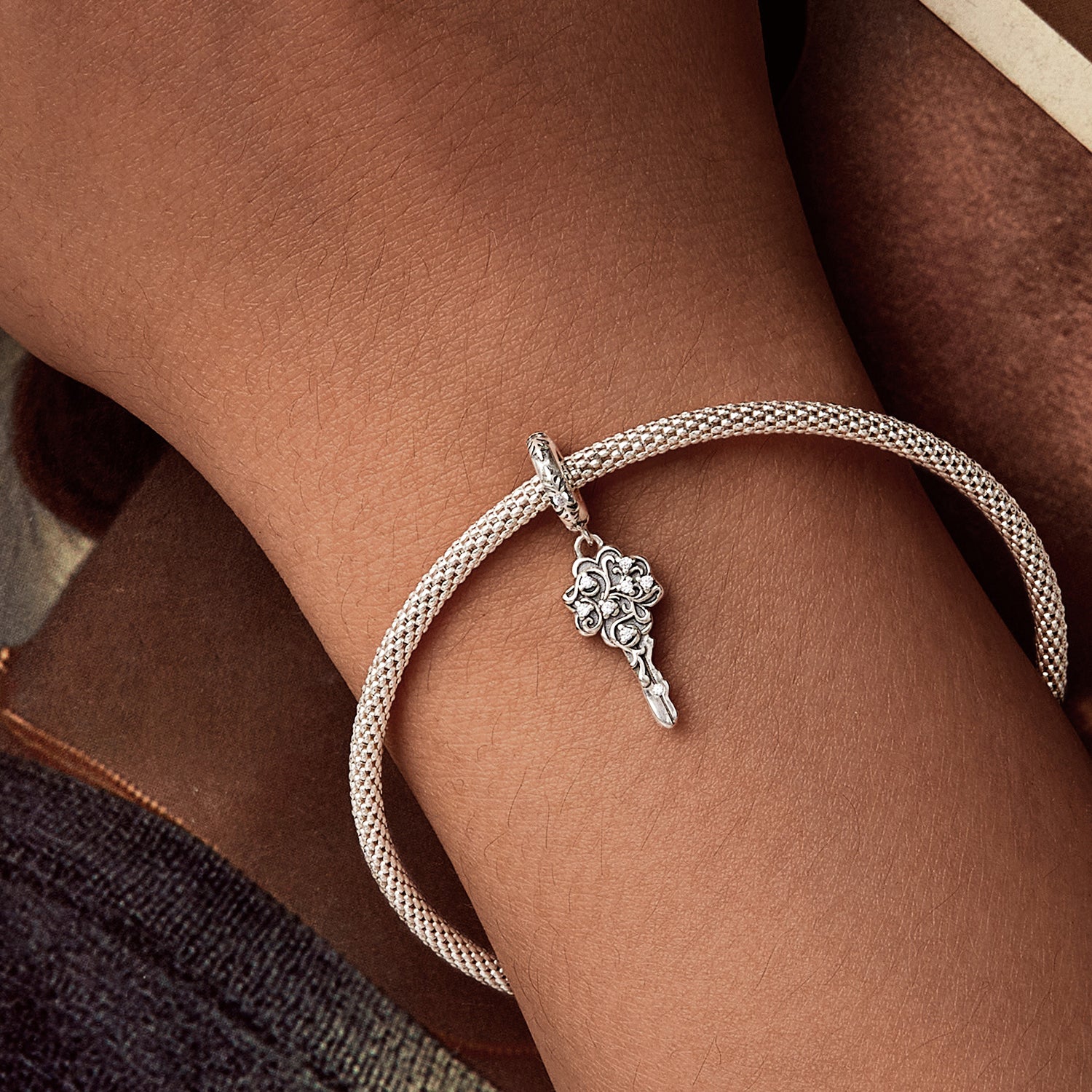 Lucky Key Pendant Charm
