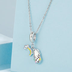 Clog Rainbow Pendant Charm