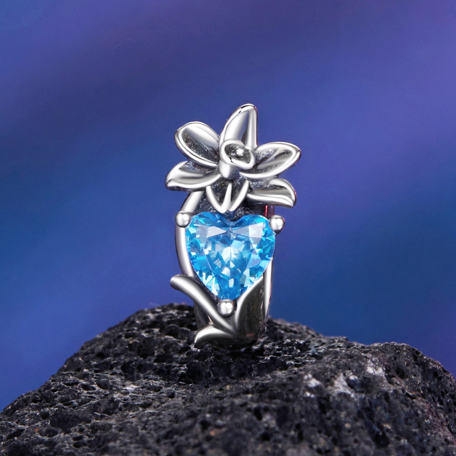 March Birth Flower Charm