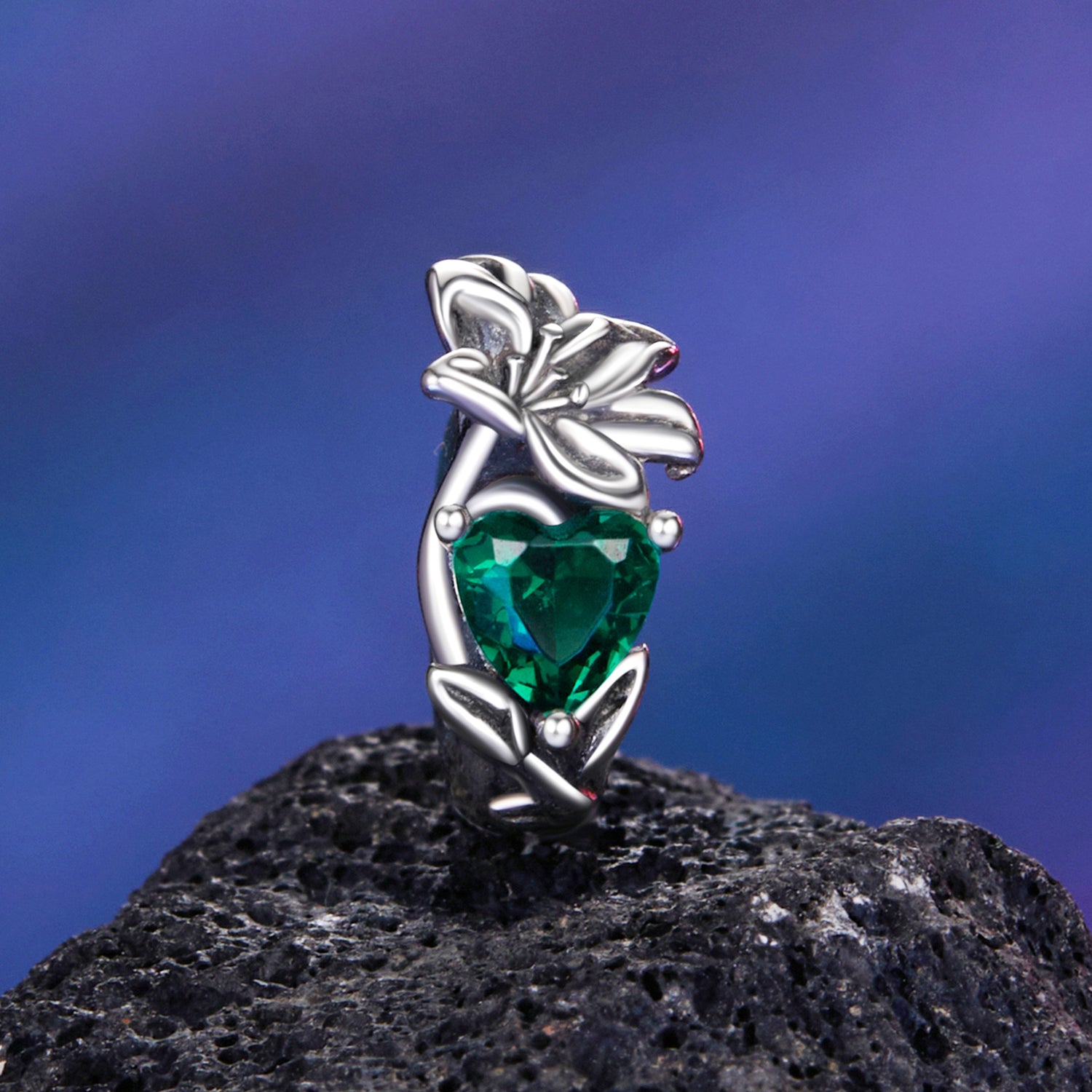 May Birth Flower Charm