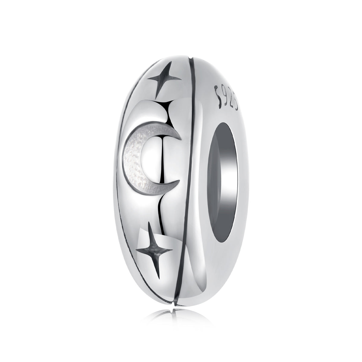 Moon & Star Spacer Charm