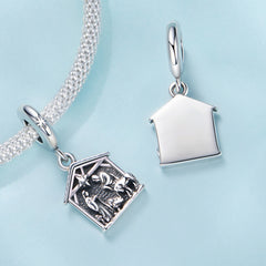 Christmas Nativity Pendant Charm