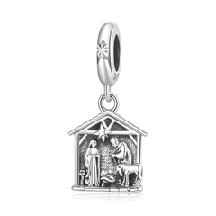 Christmas Nativity Pendant Charm