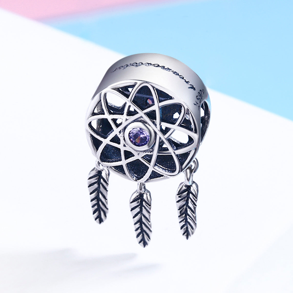 Lilac Dreamcatcher Charm