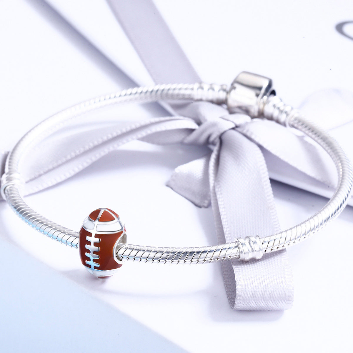 Rugby Ball Charm