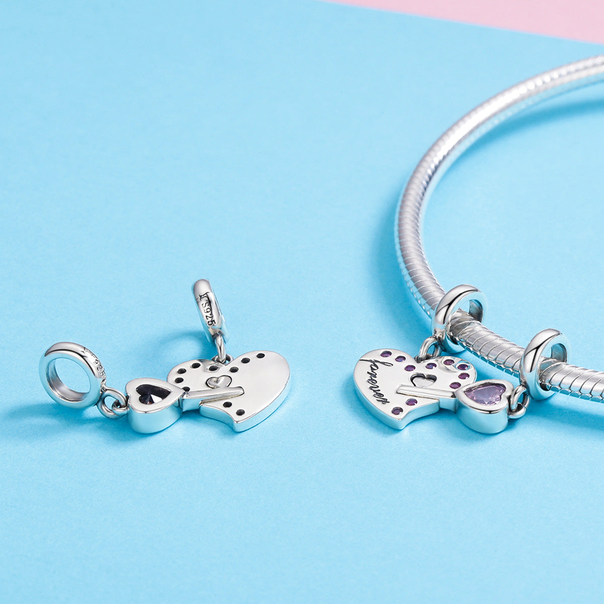 Key To My Heart Dangle Charm