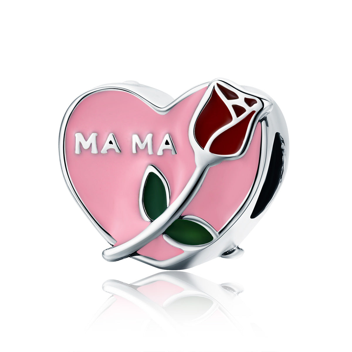 Mama Heart Charm