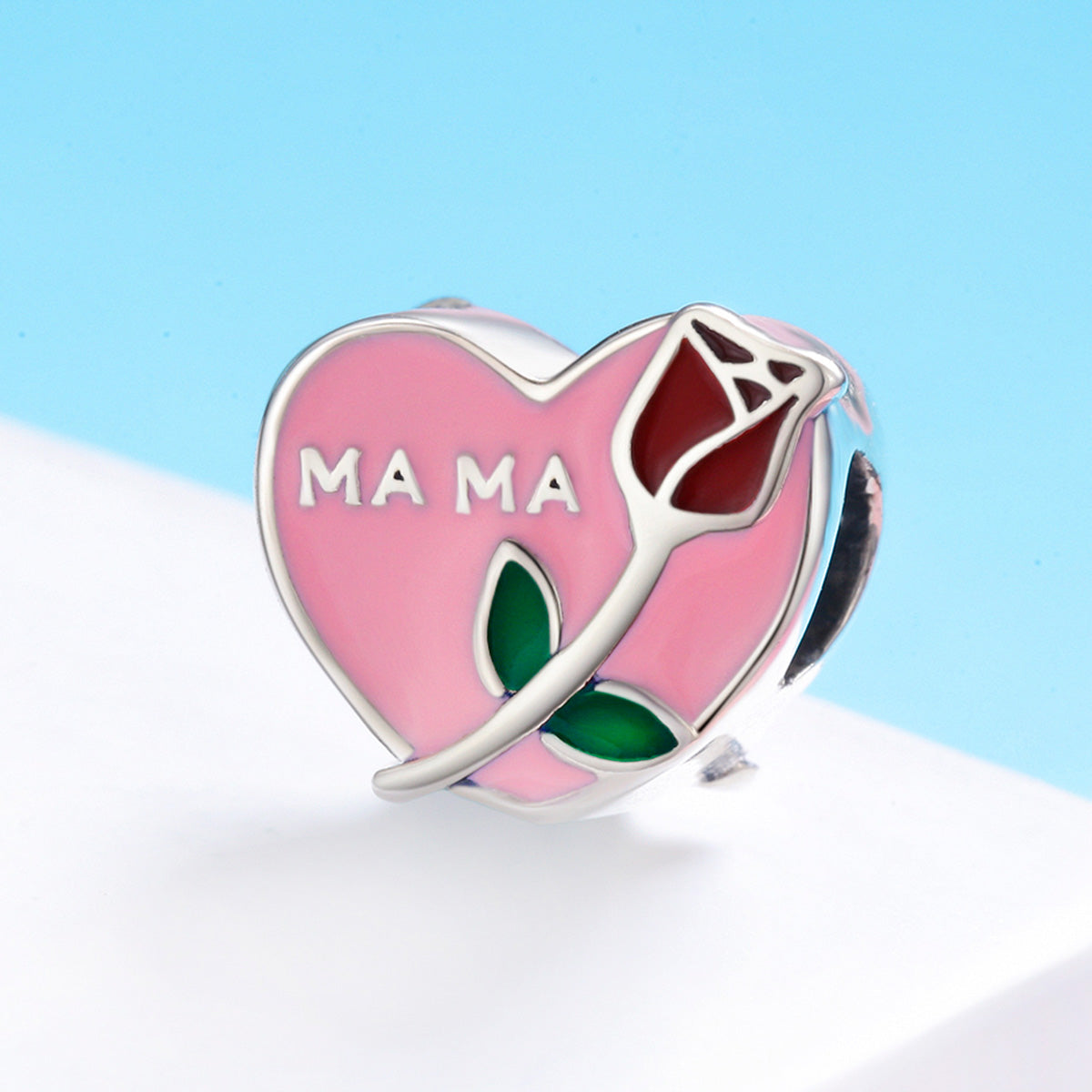 Mama Heart Charm