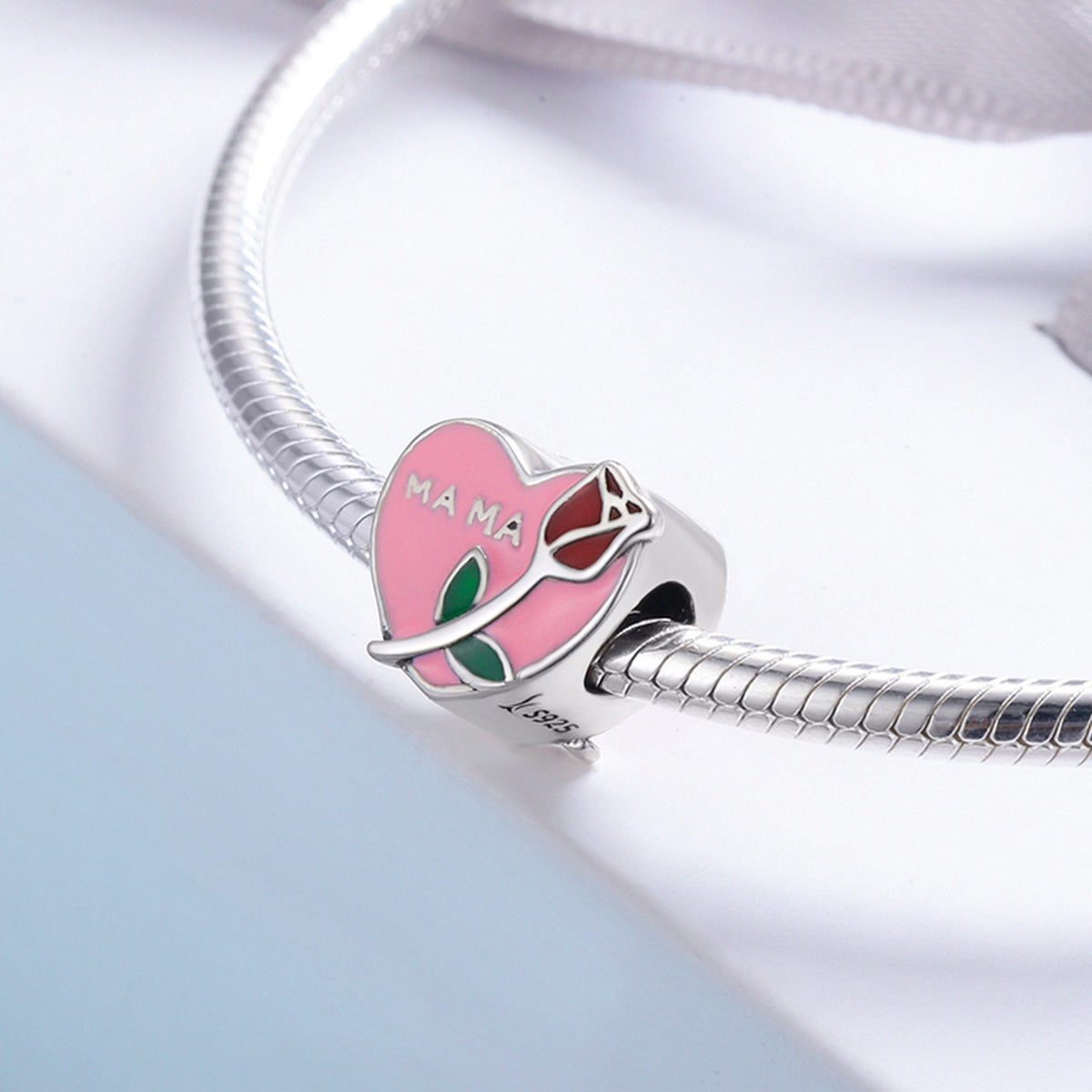 Mama Heart Charm